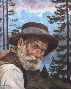 Gartmeier Hans 1910 1986 Vieux Montagnard